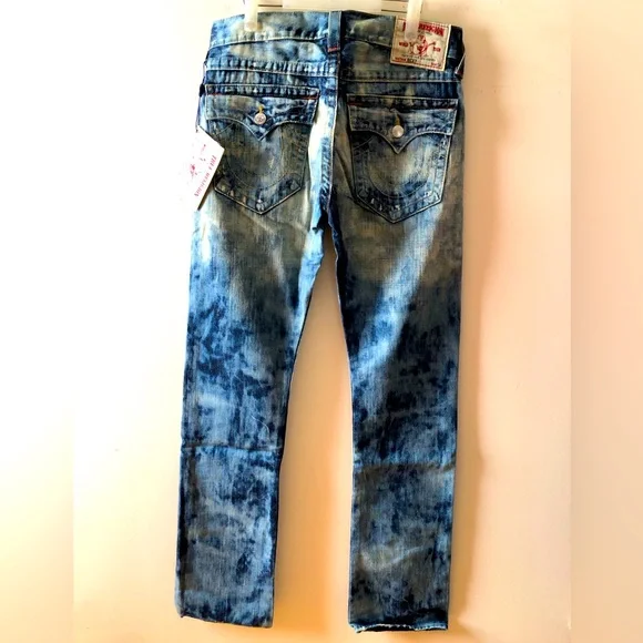 NWT True Religion Men’s Straight Denim Made in USA ; Y2K Version - Picture 1 of 8